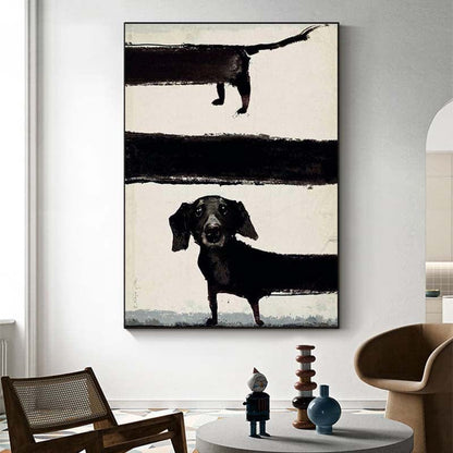 SAUSAGE DOG CANVAS