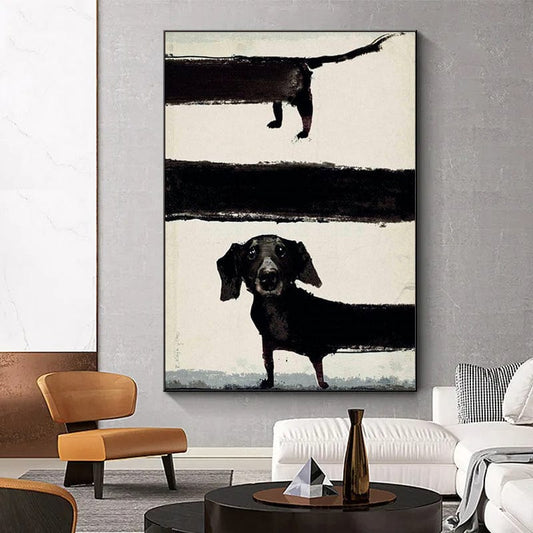 SAUSAGE DOG CANVAS